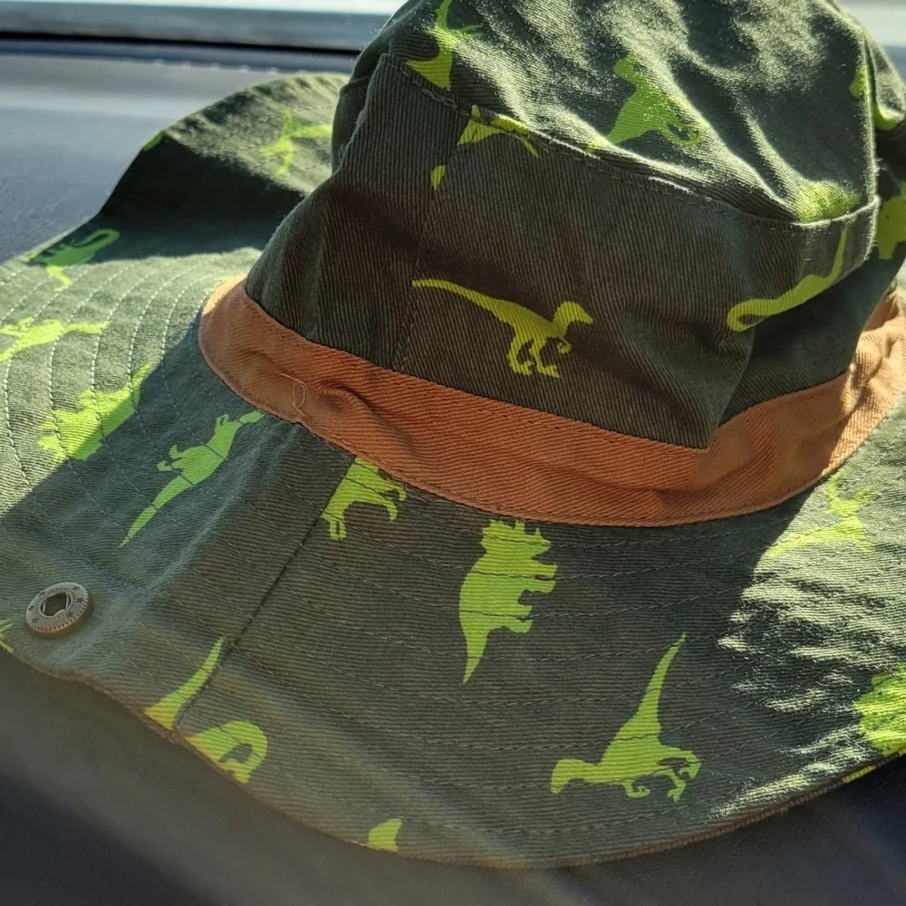 Camo Dinosaur Hat 24 months & Under  Bucket Hat